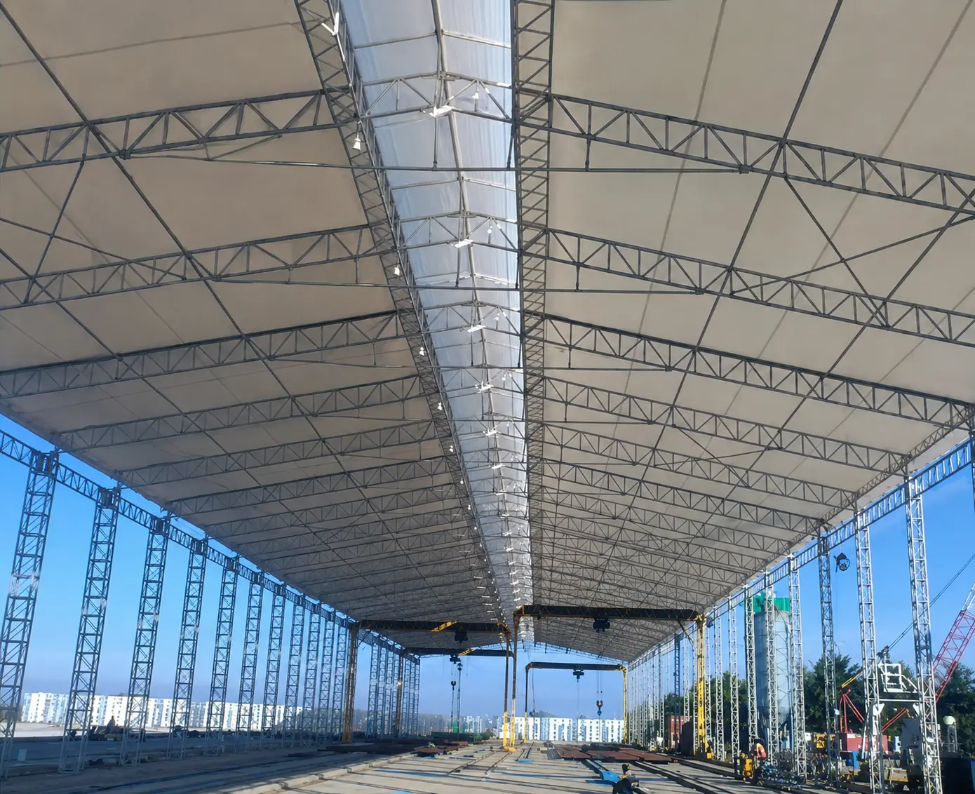 BDA Housing, Alur tensile structure, Ekra Decor
